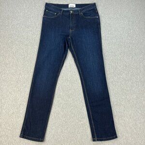 DUER Jeans Womens 31x32 *Fits 32x30 Mid Rise Slim Straight Performance Denim